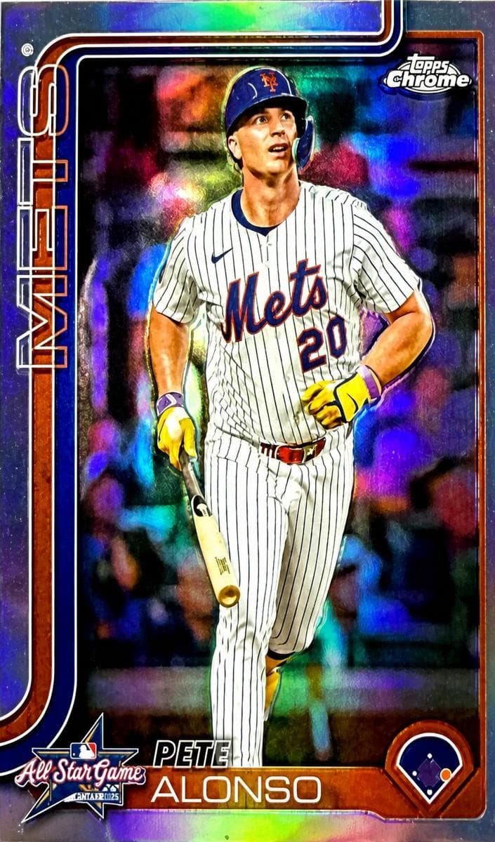 Pete Alonso 2025 topps Topps Chrome Update