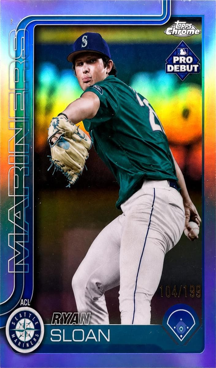 Ryan Sloan 2025 topps Topps Pro Debut