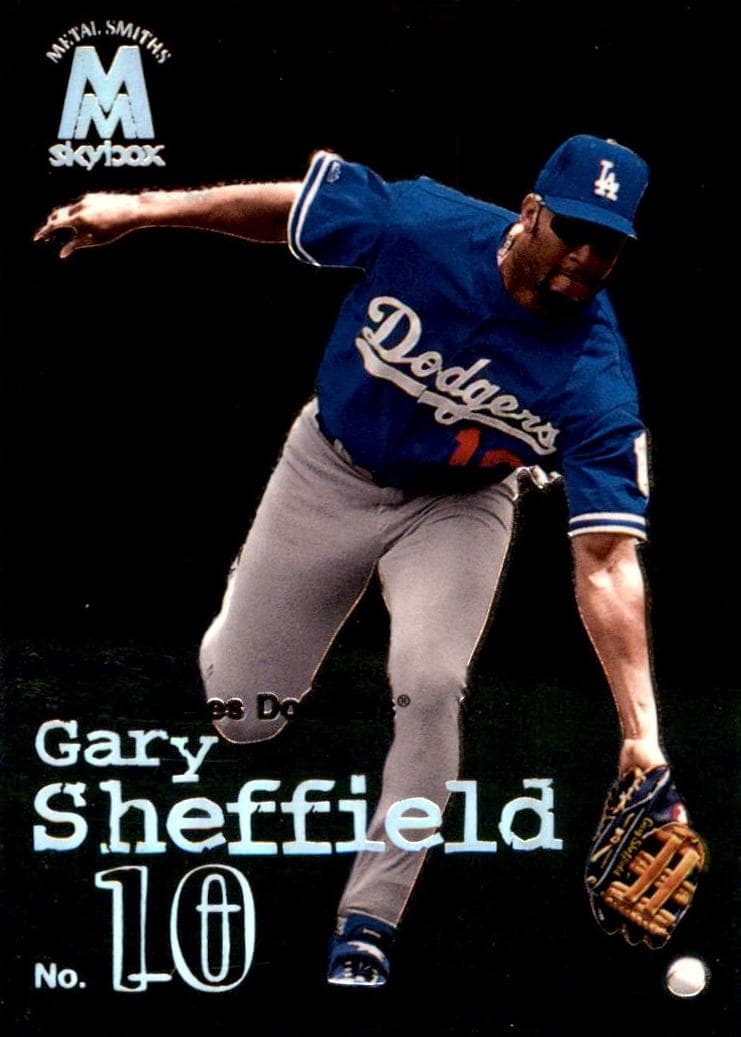 Gary Sheffield 1999 fleer SkyBox Molten Metal