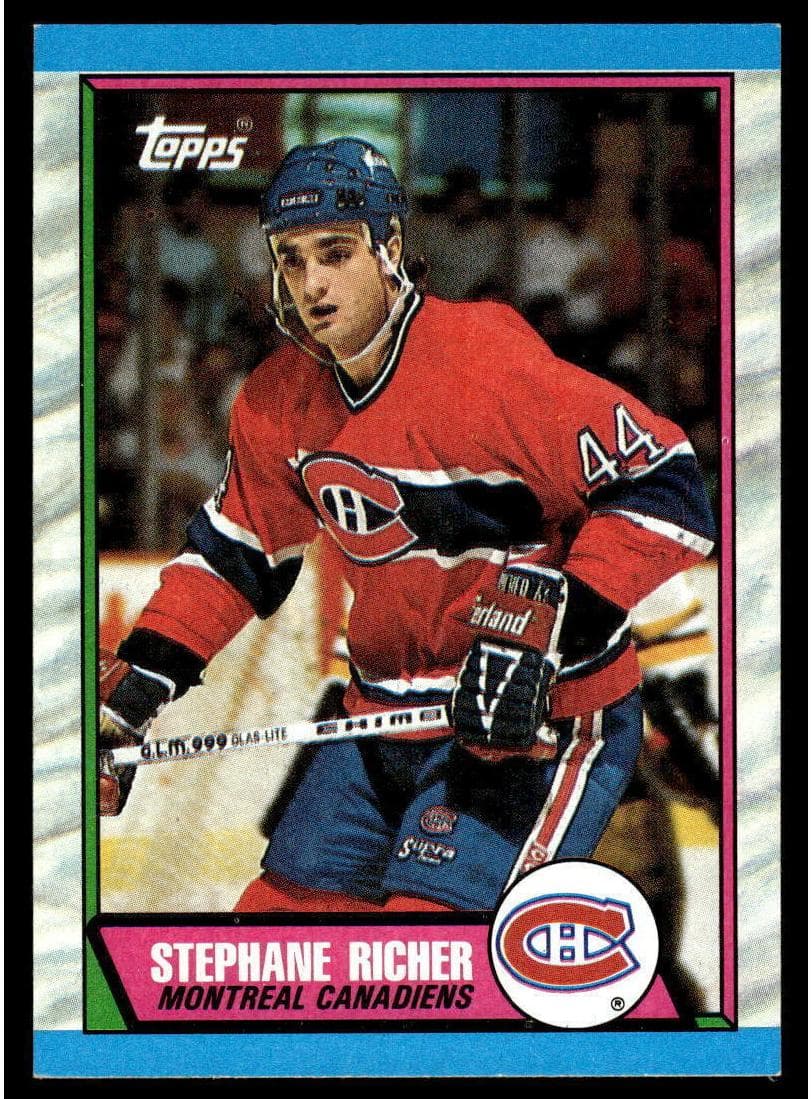 Stephane Richer 1989 topps O-Pee-Chee