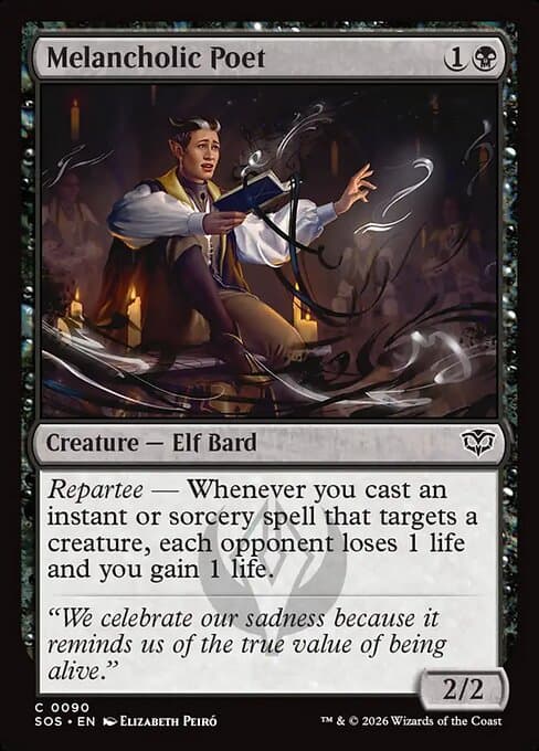Melancholic Poet] 2026 Magic: The Gathering Secrets of Strixhaven