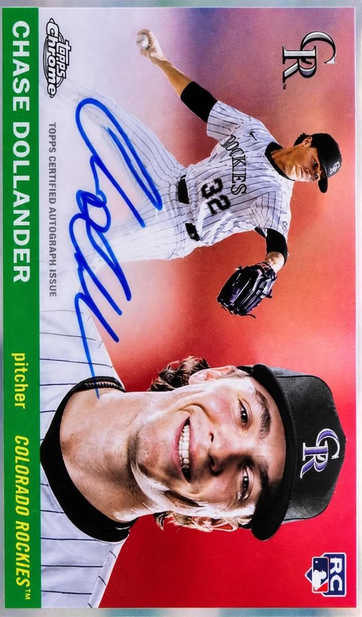 Chase Dollander 2025 topps Topps Chrome Platinum