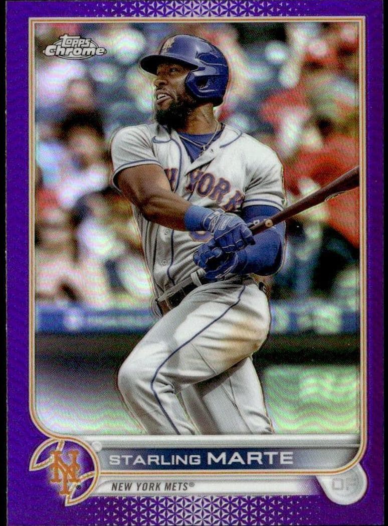 Starling Marte 2022 topps Topps Chrome Update