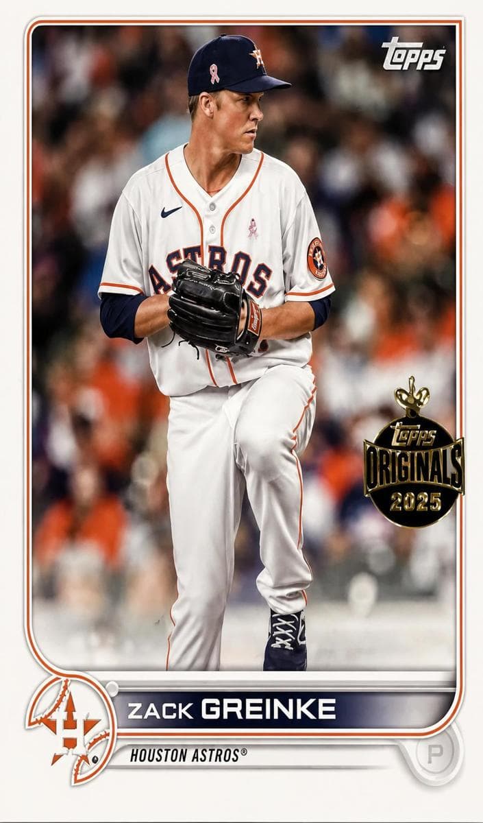Zack Greinke 2022 topps Topps Chrome Sapphire Edition