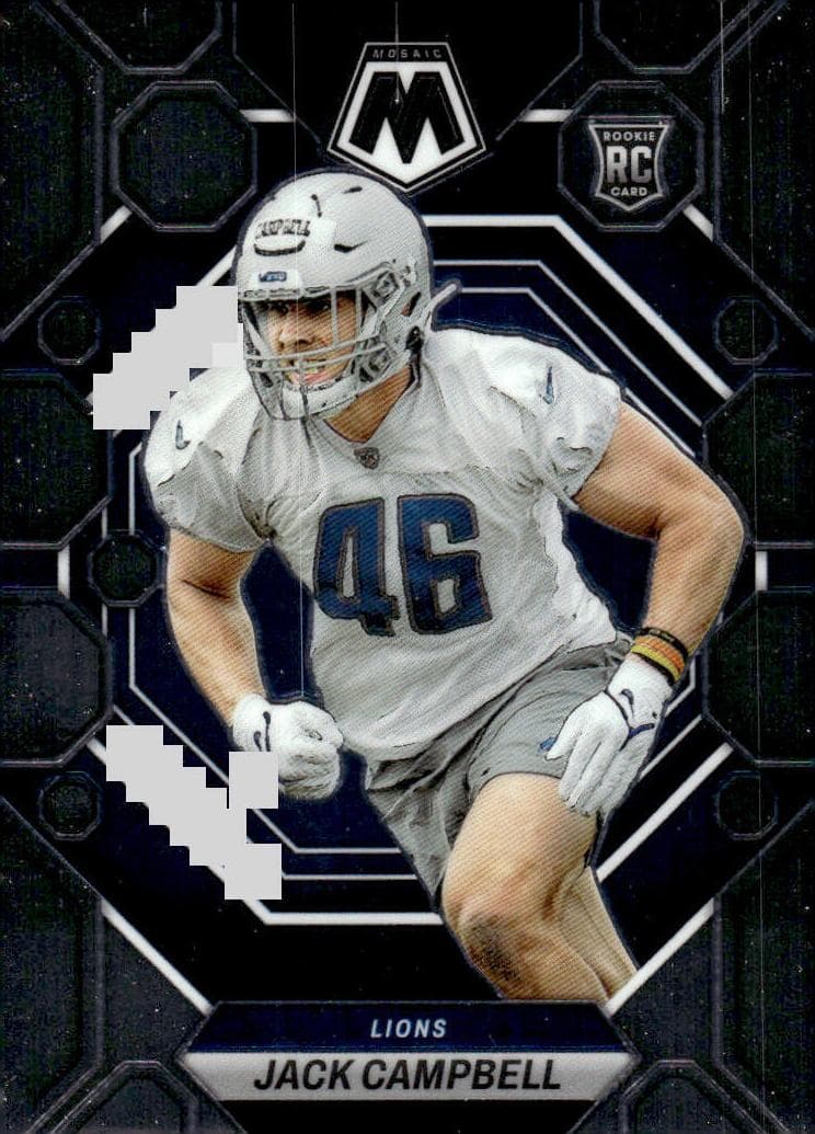 Jack Campbell 2023 Panini Mosaic rookie card