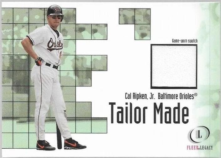 Barry Bonds 2001 fleer Legacy Tailor Made