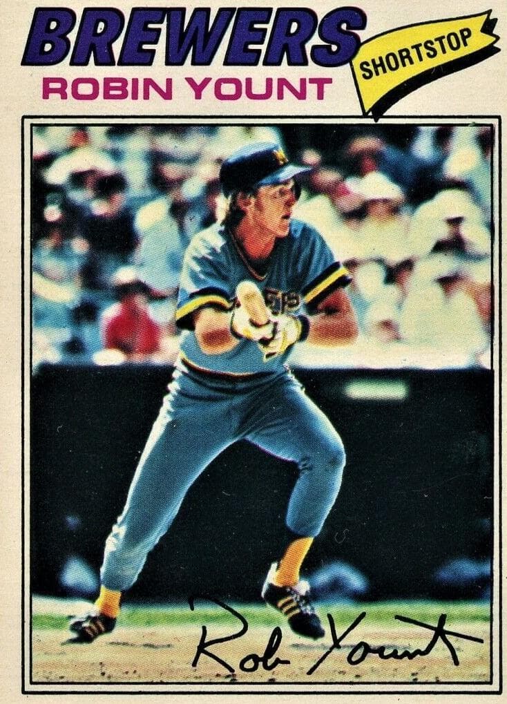 Robin Yount 1977 topps O-Pee-Chee