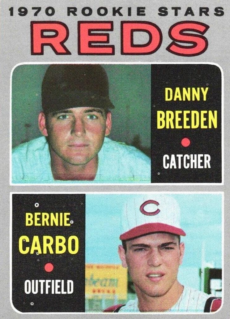 Reds 1970 Rookie Stars (Danny Breeden / Bernie Carbo) #36