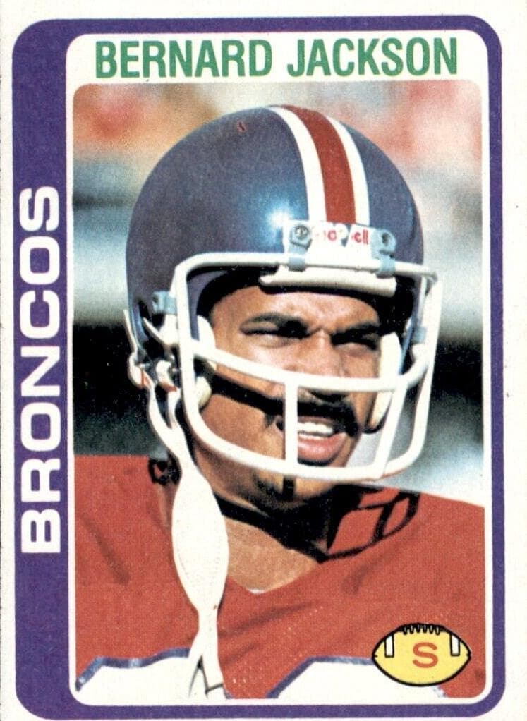 Bernard Jackson 1978 topps Topps