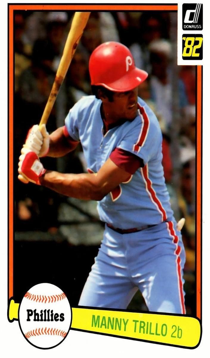 Manny Trillo 1982 panini Donruss