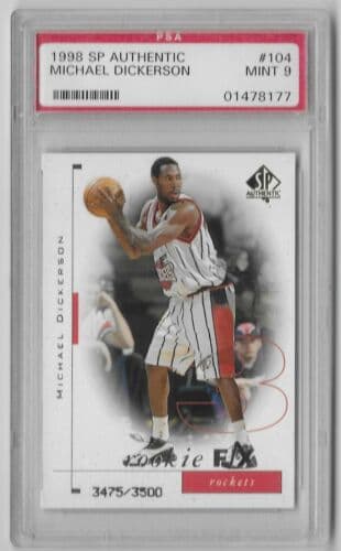 Michael Dickerson 1998 unknown SP Authentic