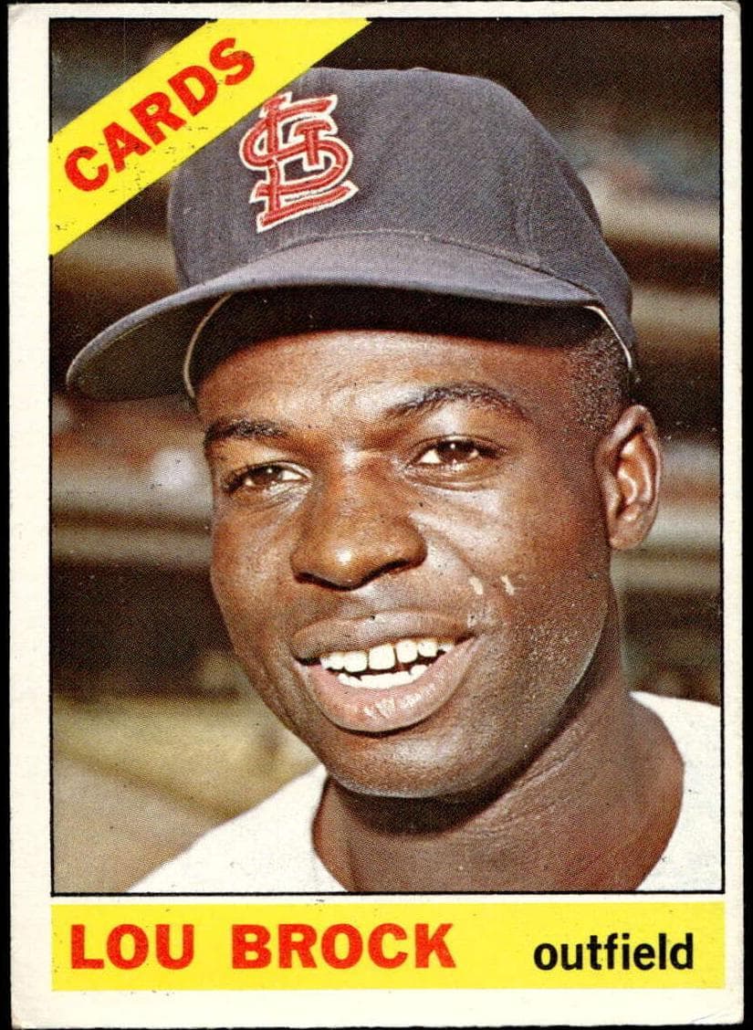 Lou Brock 1966 topps O-Pee-Chee