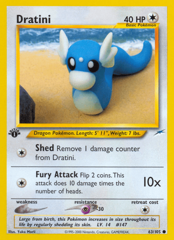 Dratini 2002 Pokemon Neo Destiny