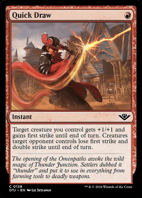 Quick Draw 2024 Magic: The Gathering Outlaws of Thunder Junction