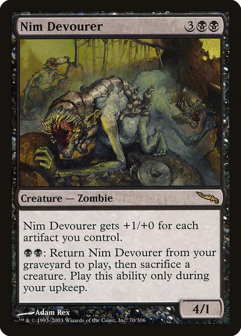 Nim Devourer 2003 Magic: The Gathering Mirrodin