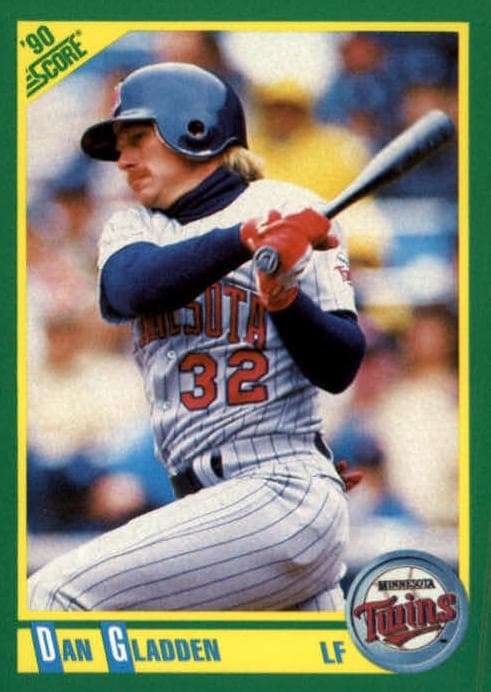 Dan Gladden trading card