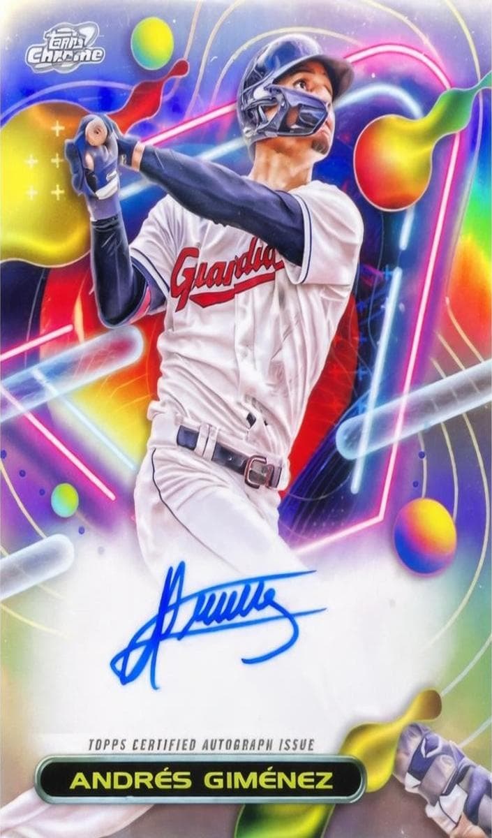 Andrés Giménez 2023 topps Topps Cosmic Chrome