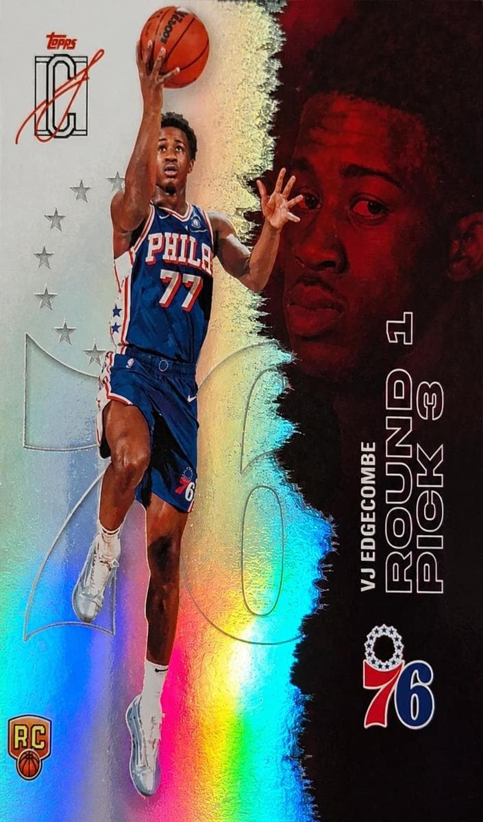 VJ Edgecombe 2025 topps Topps Signature Class