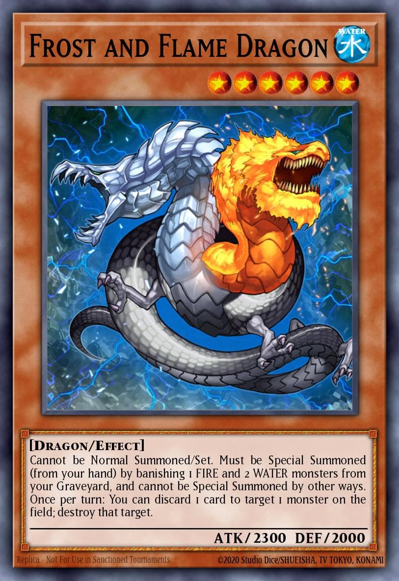 Frost and Flame Dragon #DL15-EN005