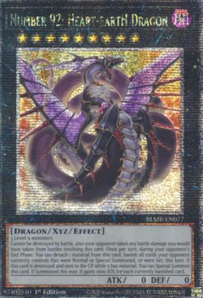 Number 92: Heart-eartH Dragon 2023 Yu-Gi-Oh!