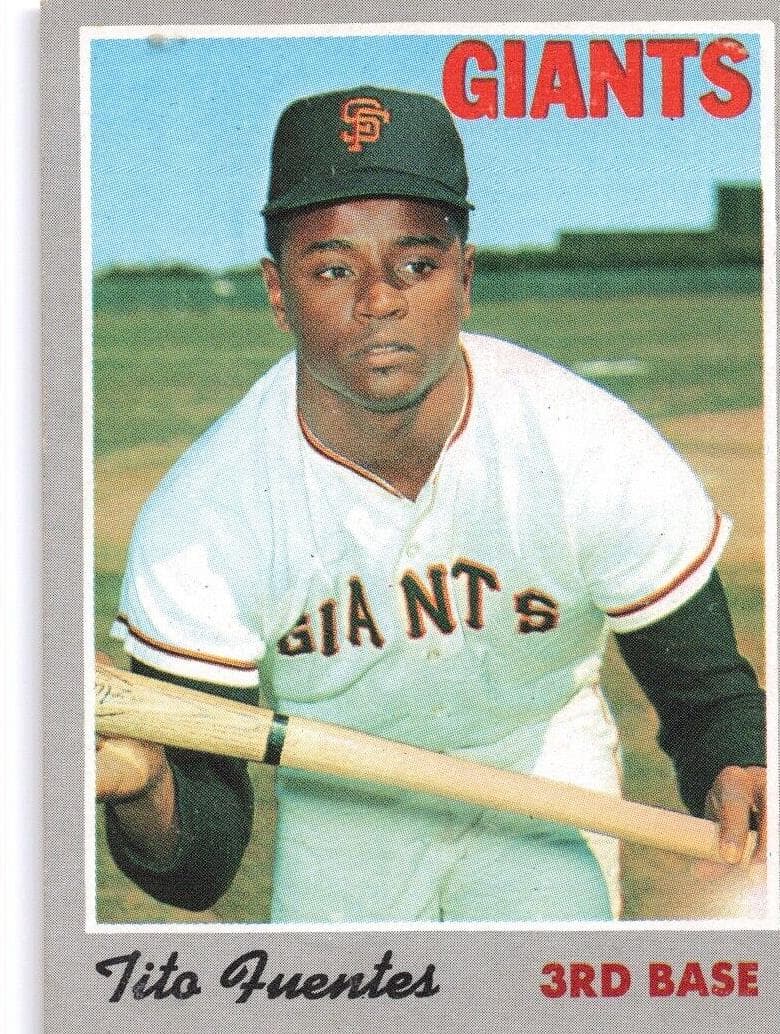 Tito Fuentes 1970 topps Topps