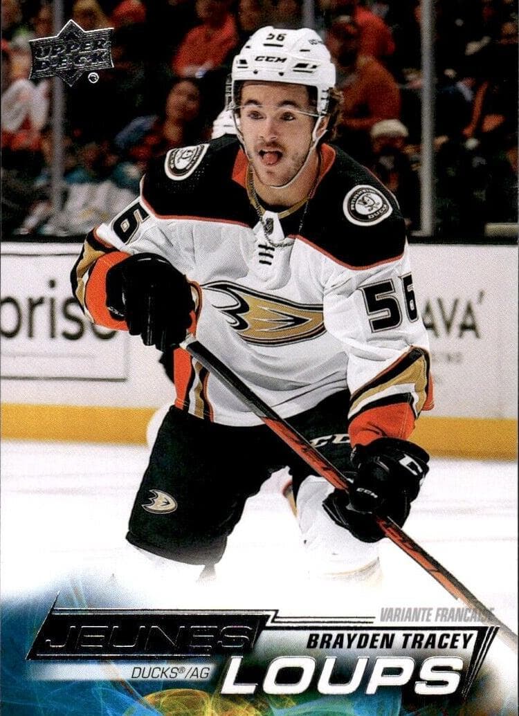 Brayden Tracey trading card