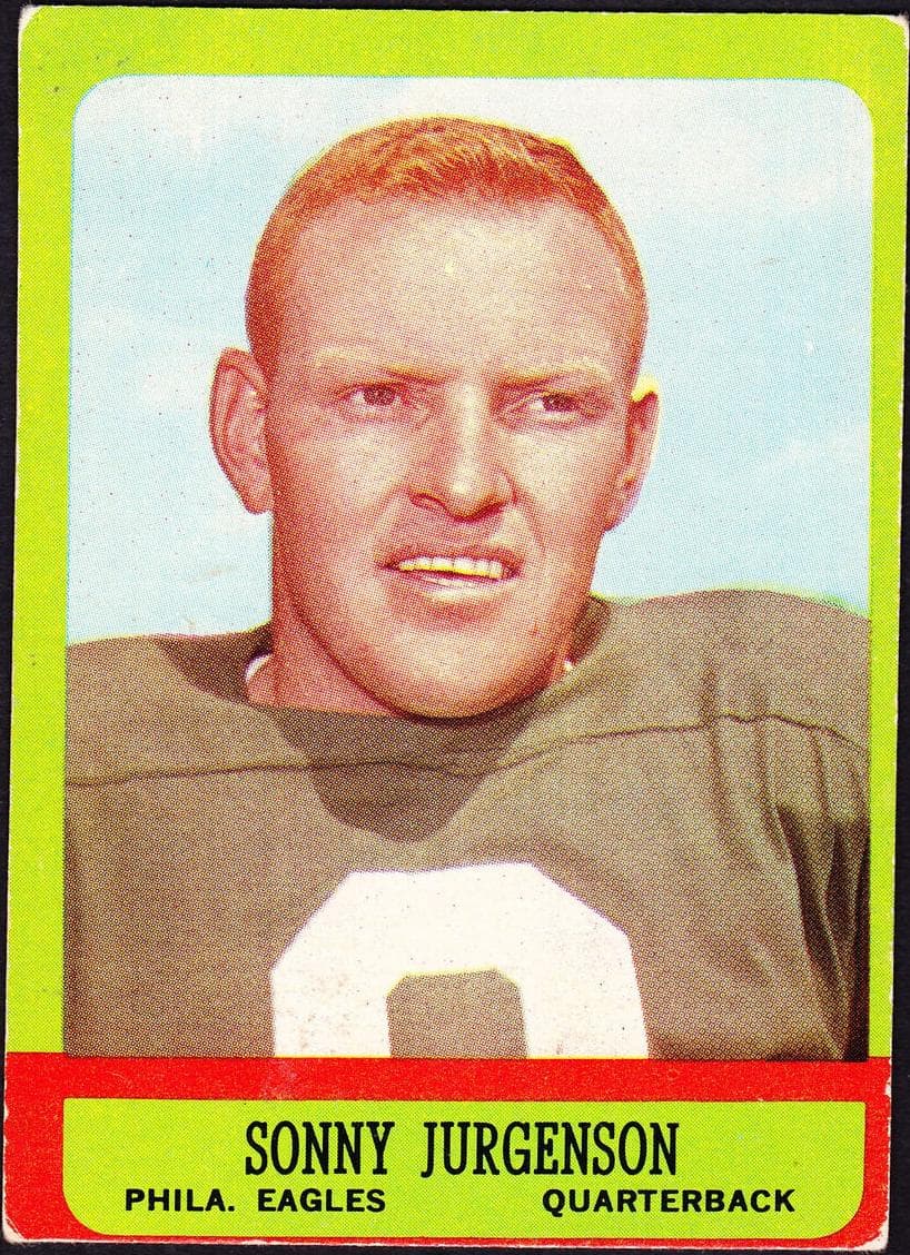 Sonny Jurgensen 1963 topps Topps