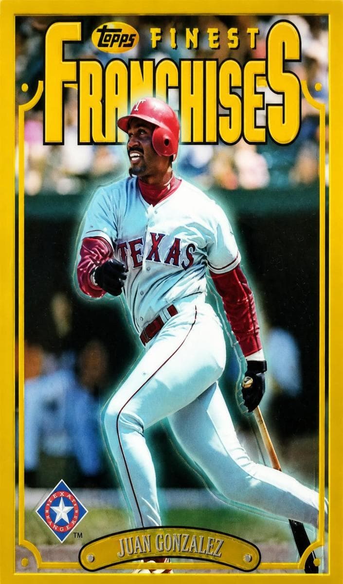 Juan Gonzalez 1996 unknown Finest