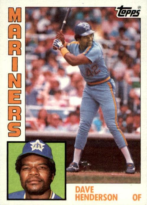 Dave Henderson trading card