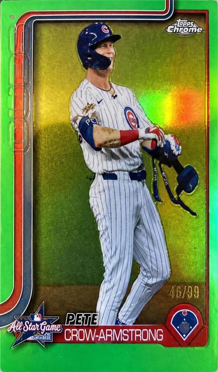 Pete Crow-Armstrong 2025 topps Topps Chrome Update