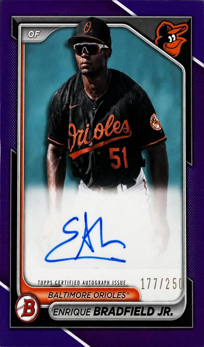 Enrique Bradfield Jr. 2024 bowman Bowman