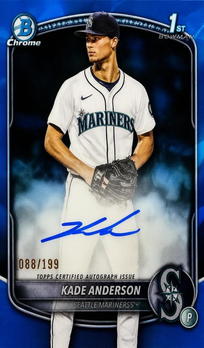 Kade Anderson 2025 bowman Bowman Draft Sapphire