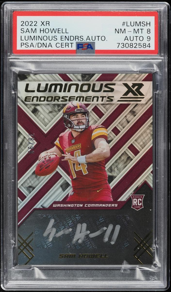 Sam Howell 2022 panini Panini XR