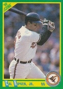 Cal Ripken, Jr. 1990 panini Score