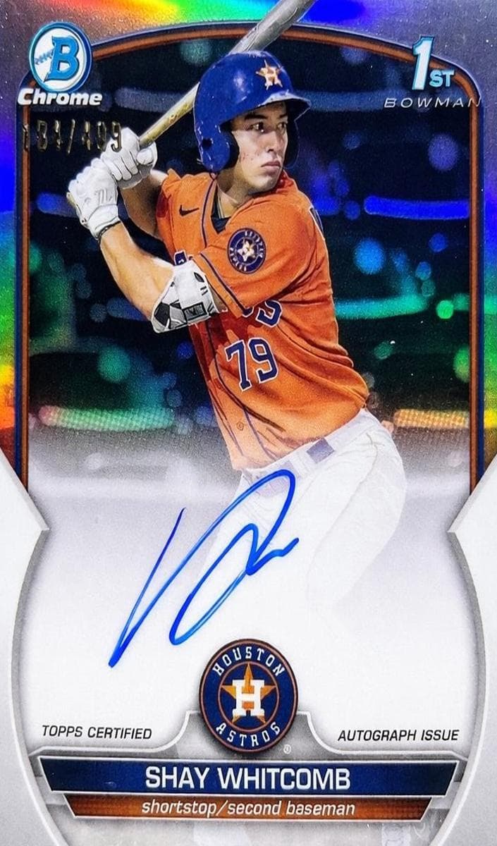 Shay Whitcomb 2023 bowman Bowman