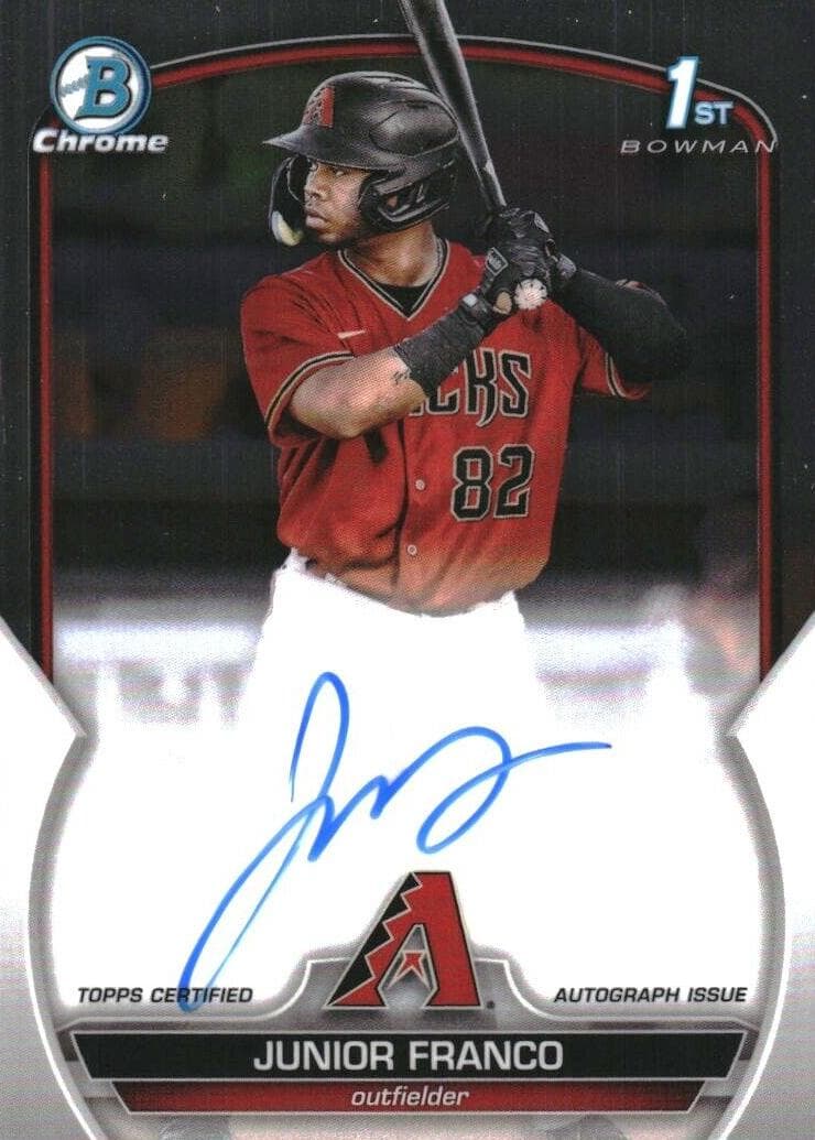 Junior Franco trading card