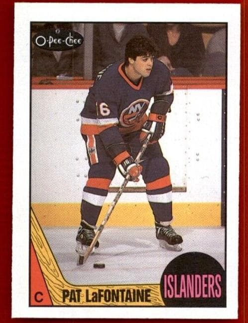 Pat LaFontaine 1987 topps O-Pee-Chee