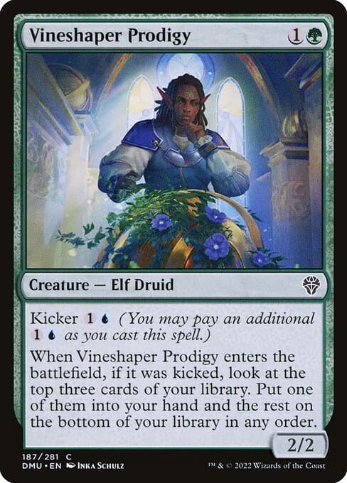 Vineshaper Prodigy 2022 Magic: The Gathering