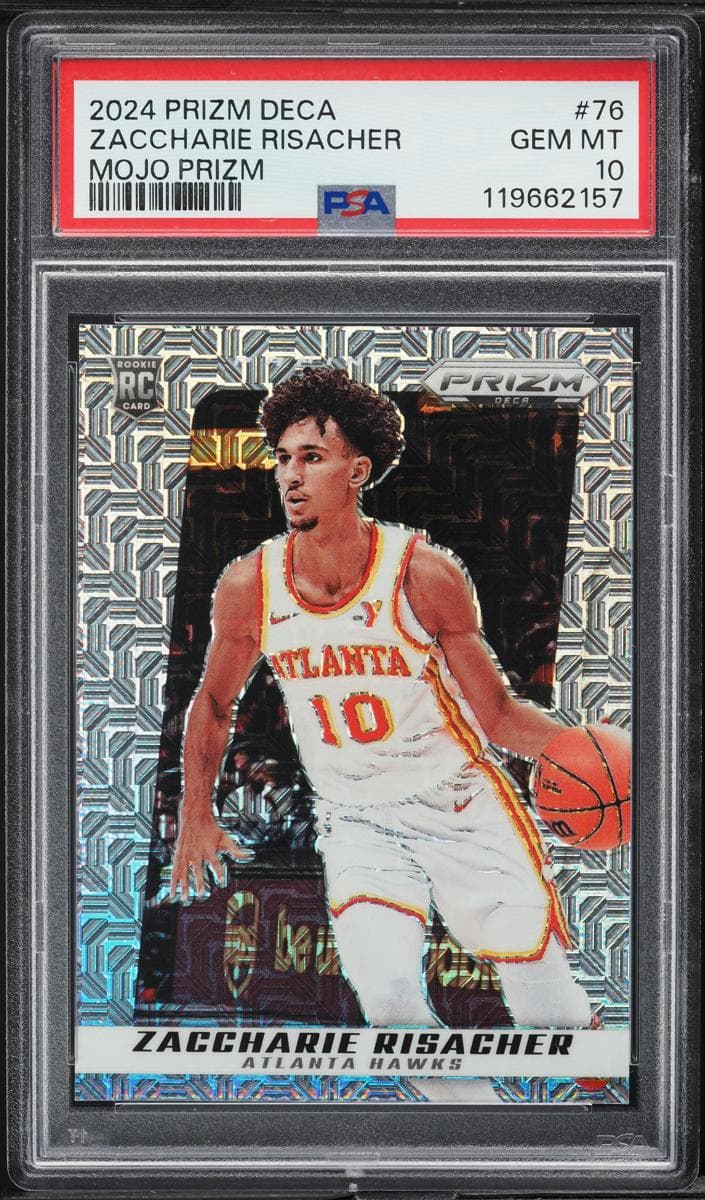 Zaccharie Risacher 2024 panini Panini Prizm Deca