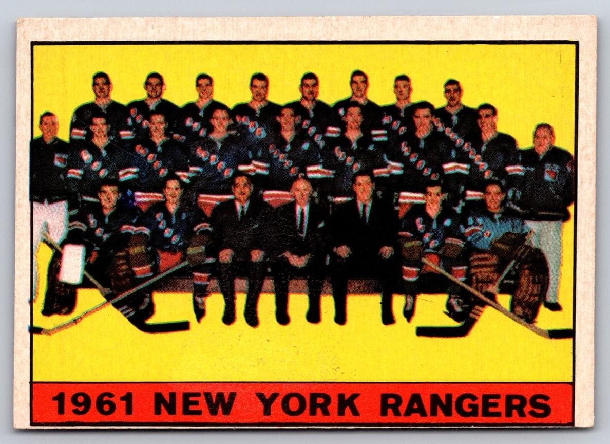 New York Rangers 1961 topps Topps
