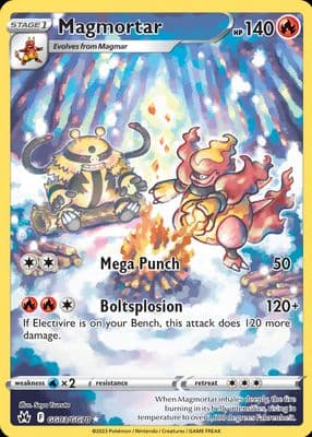 Magmortar trading card
