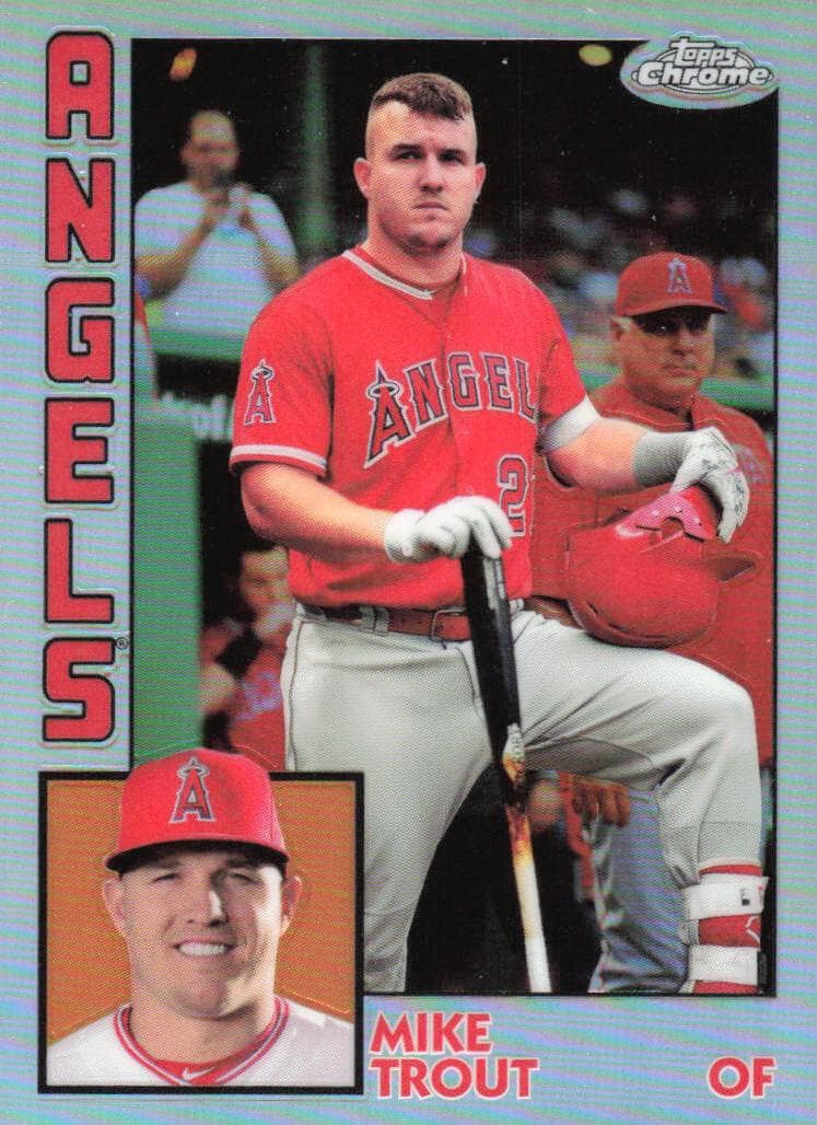 Mike Trout 2019 topps Topps Chrome