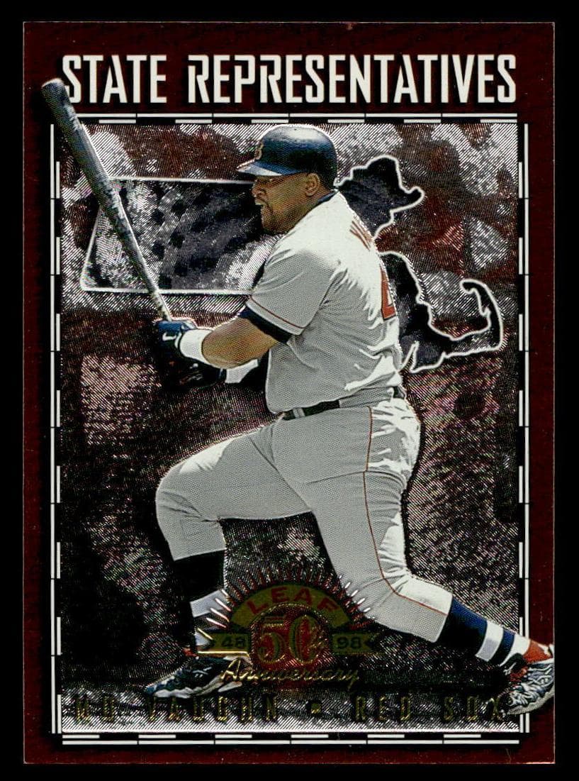 Mo Vaughn 1998 leaf Leaf