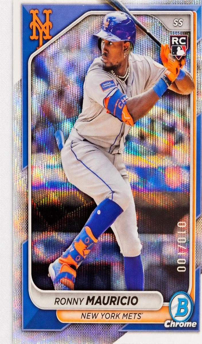 Ronny Mauricio 2024 bowman Bowman Chrome
