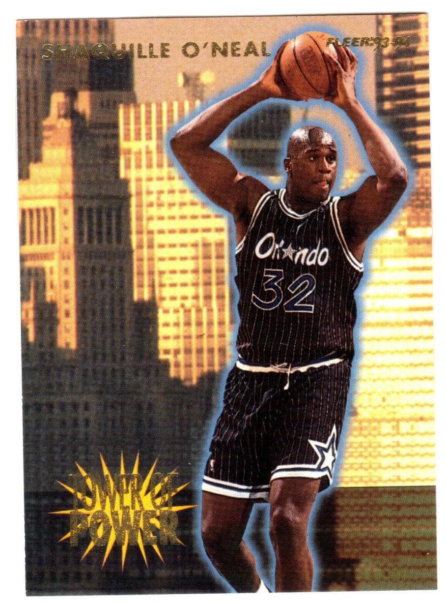 Shaquille O'Neal 1993 fleer Fleer