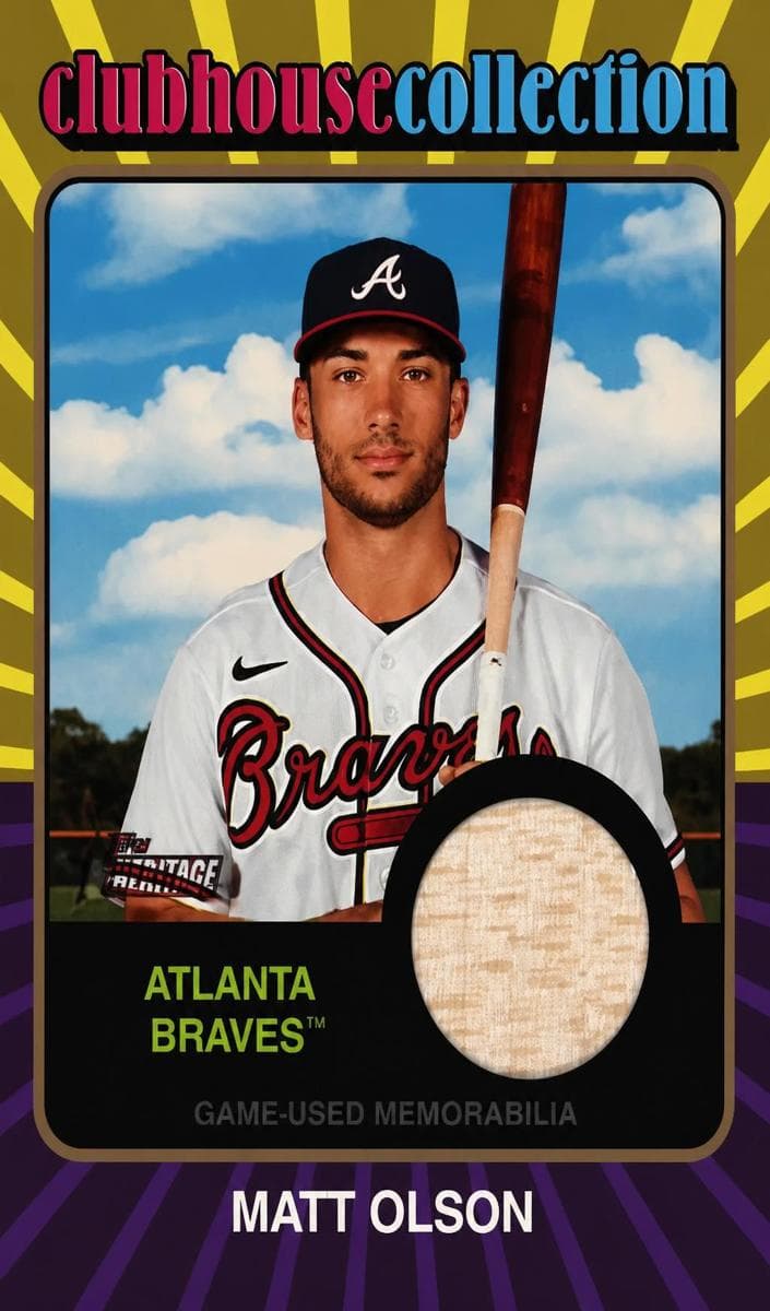 Matt Olson 2024 topps Topps Heritage