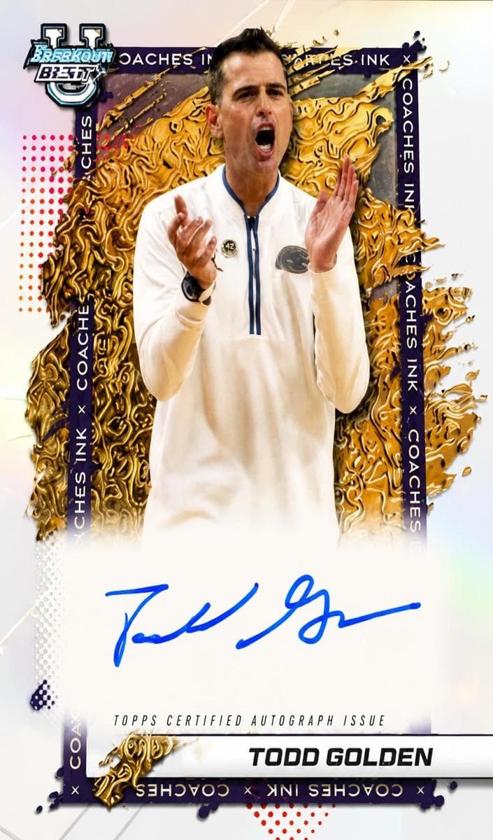 Todd Golden 2025 bowman Bowman University Best