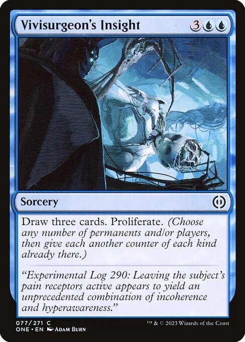 Vivisurgeon's Insight 2023 Magic: The Gathering Phyrexia: All Will Be One