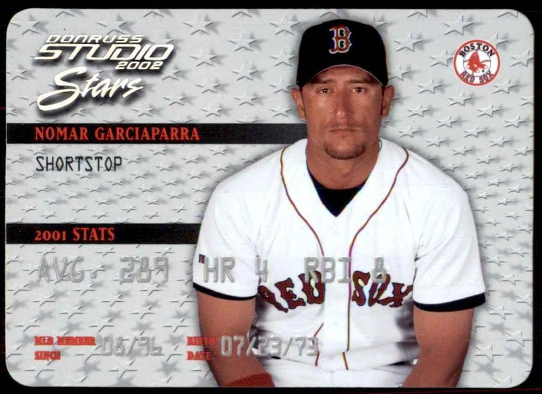 Nomar Garciaparra 2002 panini Donruss Studio
