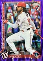 James Wood 2025 topps Topps Chrome Update Image Variation example 1